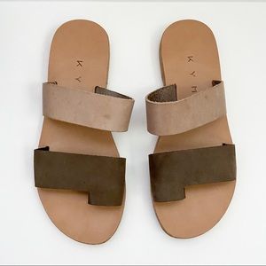 Kyma leather vachetta leather sandals 7